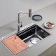 SONSILL Nano Color 304 Stainless Steel Kitchen Sink With Cutting Board