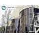 NSF 61 Glass Lined Steel Water Storage Tanks For Liquid Dry Bulk Storage