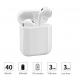 One Button Operation BT 5.0 TWS Bluetooth Earpods with wireless charge
