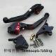 Motorcycle CNC folding lever, Motor OEM quality levers black