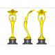 Custom Trophy Awards Shiny Gold / Bronze / Silver Plated Type Optional