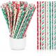 7.75 SGS Biodegradable Striped Straws