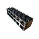 ARJM26A1-811-AA-CW2 2x6 Port Stacked Modular Jacks RJ45 With 5G Magnetic