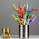Colorful / Black Coffee Straws , Wedding Party Disposable Plastic Straws