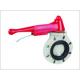 Hand wheel butterfly valve