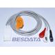 M1673A Compatible ECG Cables And Leadwires For  M1668A ECG Trunk Cable