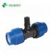 Complete Size PP Compression Fitting Male Tee for Agricultural Irrigation Pipe Systems