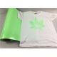 Neon Green Glitter Heat Transfer Vinyl Good Stereo Sense 50cm*25m For Sportswear