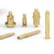 Motorcycle Brass PCB Pogo Pins , Spring Loaded Contact Pins 50 mm Length