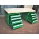 500 - 2000kg Wood Bench Top Industrial Workbenches With Tool Cabinets