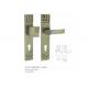 Window System Front Door Lever Handle Set Powder Coated Surface Treantment