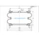 FD 412-22 DS Continental Rubber Air Spring AIRSUSTECH 12×2 Suspension Air Bag