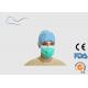 Blue Disposable Medical Face Shields Water Proof With Ear Loop 17 . 5 * 9 . 5CM