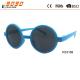Children's  classic  round   sunglasses with plastic frame ,anti uv