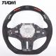 Matte Cover LED Sports Bmw Carbon Fiber Steering Wheel Circular Customization