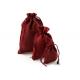 Natural Jute Gift Bags High Durability For Snacks / Cream Jars / Coins Storage