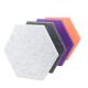 Self Adhesive Sound Absorbing Hexagon Acoustic Wall Panels Polyester