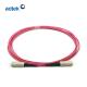 Cable Jumper PVC / LSZH SC SC Simplex Patch Cord OM4 3M With Good Durability