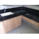 Nero Marquan Rectangle Sink Marble Slab Countertop For Kitchen Eased Edge