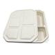 Disposable Polylactide PLA Biodegradable Film PLA Tray With Lids