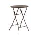 80cm Round Plastic Bar Height Folding Table 110cm Height Easy To Storage