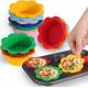 Multicolor Reusable Silicone Cake Tin , Durable Silicone Liners For Baking Trays