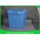 New PP Plastic Attached Lid Containers Logistic Space Saving Easy Transportation