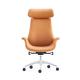 High Back PU Leather Executive Office Swivel Chair 3 Position Tilting Mechanism