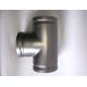 316 Stainless Steel Grooved Pipe Coupling Equal Grooved Tee With Sand Blasting Surface Treatment