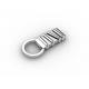 Tagor Jewelry Top Quality Trendy Classic Men's Gift 316L Stainless Steel Key Chains ADK44