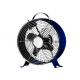 Mini Retro Table Fan 25W 120V Space Saving Chrome Grill For Home Appliance