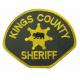 KINGS COUNTY Felt Background Twill Embroidered Patch 7C For Jacket