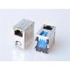 HULYN,RJ45 Modular Jack Connector, Shielded RJ45 + USB3.0 Combo Connector, Through Hole Type, LED
