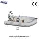 White Color RIB  FHH R480 Folding Inflatable Boat For Fishing And Rescue