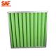 Non - Woven Pre Air Filter Aluminum Frame Pleated Panel For Air Conditioning