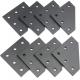 Black Anodized 90 Degree Corner Bracket Plate for 20 x 20mm Aluminum Extrusion Profile