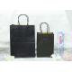 Paper Handle Eco Paper Bags , Black Kraft Paper Bags Without Printing