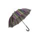 SGS Windproof Compact Straight Striped Umbrella For Travel