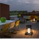Creative Rattan Floor Lantern Lamp E27 Base For Outdoor Garden
