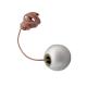 Diameter 10-50mm Piezoelectric Ceramics , Hollow Ball Piezo Ceramic Element