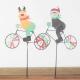 Christmas Bicycle Windmill reindeer and penguin