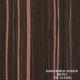 Artificial Ebony Wood Veneer Vertical Grain Red Color 2200-3100mm Length For Hotel Decoration