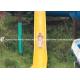 Fiberglass Custom Water Slides High Speed For Amusement Water Park 1 Person / Lane