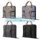 Business Garment Bag Cover For Suits Dresses Clothing Foldable Pockets, Carry On Garment Bag, Moving Bags