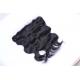 Wholesale 100% Remy Human Hairpiece Body Wave Jet Black Color 13x4 Lace Frontal