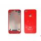 Conversion kit Mobile Iphone 4S Repair Parts Red Back Cover / Glass