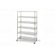 Rust Resistant Chrome Wire Shelving With Steel Wire And Tube Structure