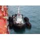 Yokohama type inflatable rubber fender can be used for ship collision prevention