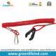Popular Sales Solid Red Safety Durable Spiral Coil Rope Stretched 1M Outboard Motor Killcord