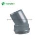 Round Head Code PVC Elbow 22.5deg F/S Size From 225mm to 315mm DIN Standard Pn10